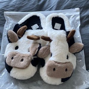 Cow slippers from SHEIN
